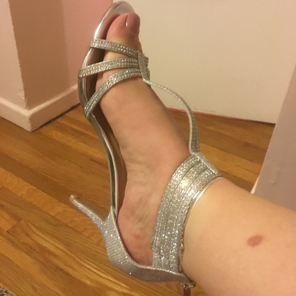 SILVER DRESS SANDALS - Picture 3 of 3